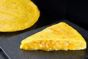 Pintxo de tortilla de patata en Vitoria