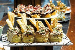 Típicos pintxos vascos