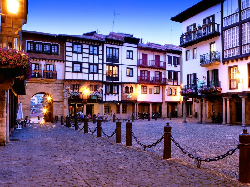 Plaza centro de Hondarribia