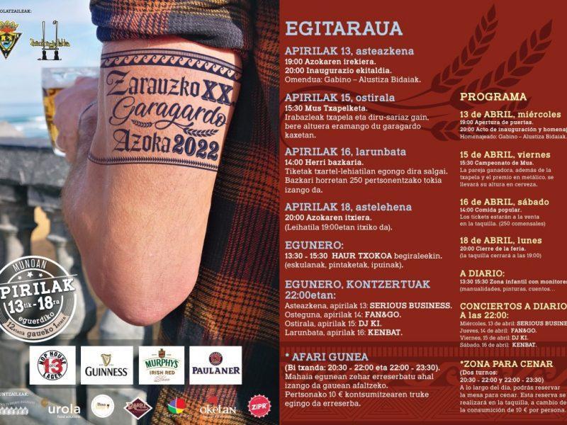 Feria de la Cerveza Zarautz 2022