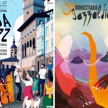 Carteles festival de Jazz Vitoria y San Sebastián julio 2022